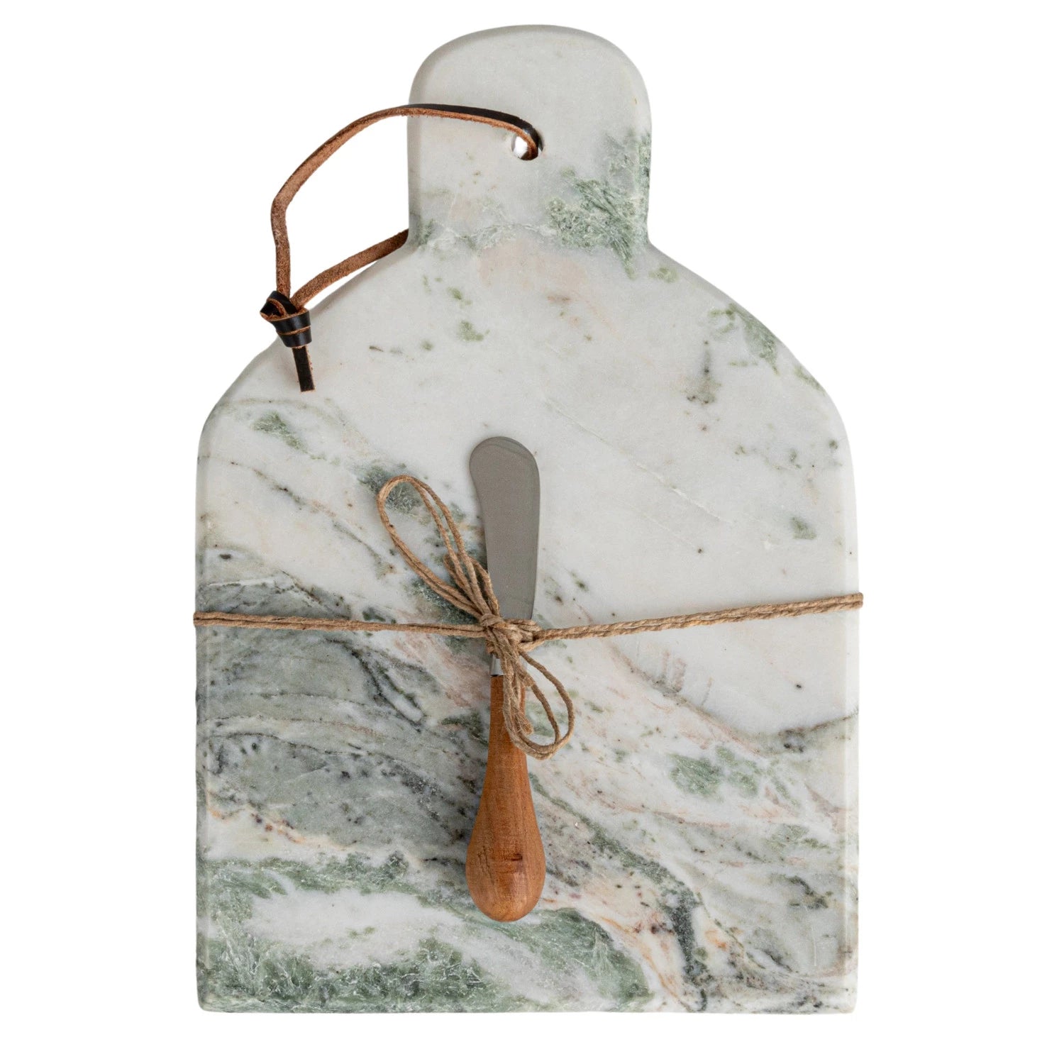 Marble Cheese/Cutting Board with Canape Knife