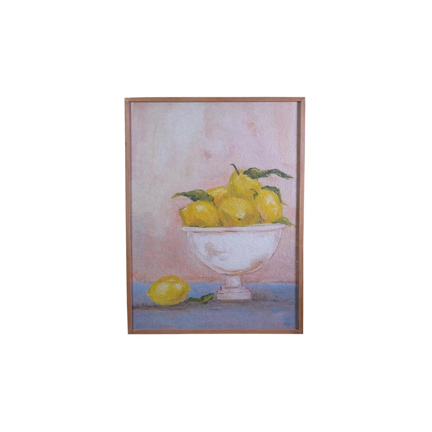 Large Lemon Wall Print