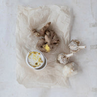 Stoneware Garlic/Ginger Grater and Storage