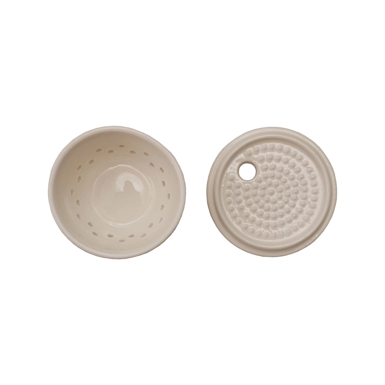 Stoneware Garlic/Ginger Grater and Storage