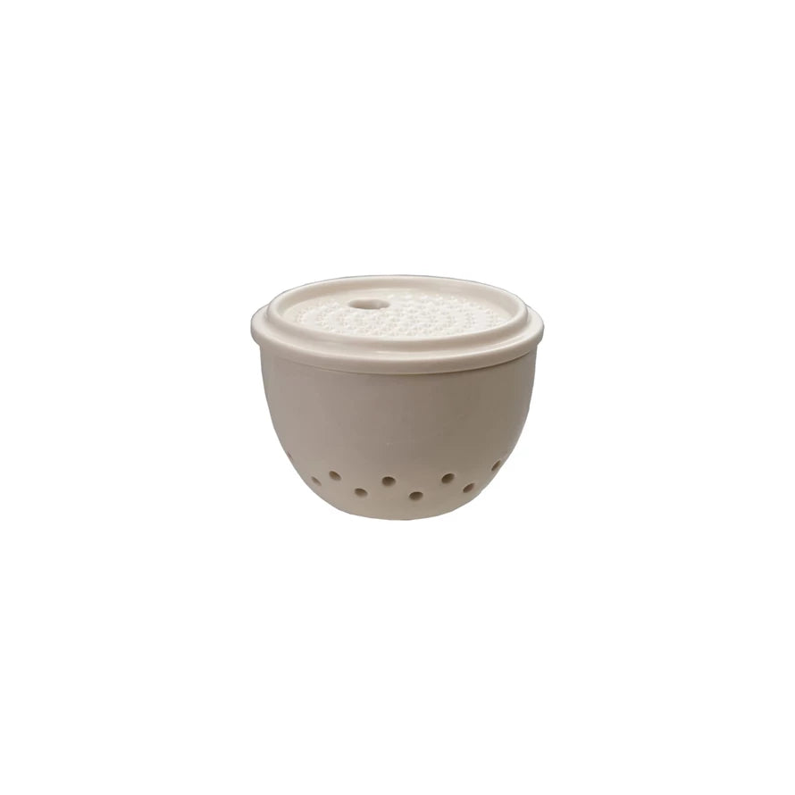 Stoneware Garlic/Ginger Grater and Storage