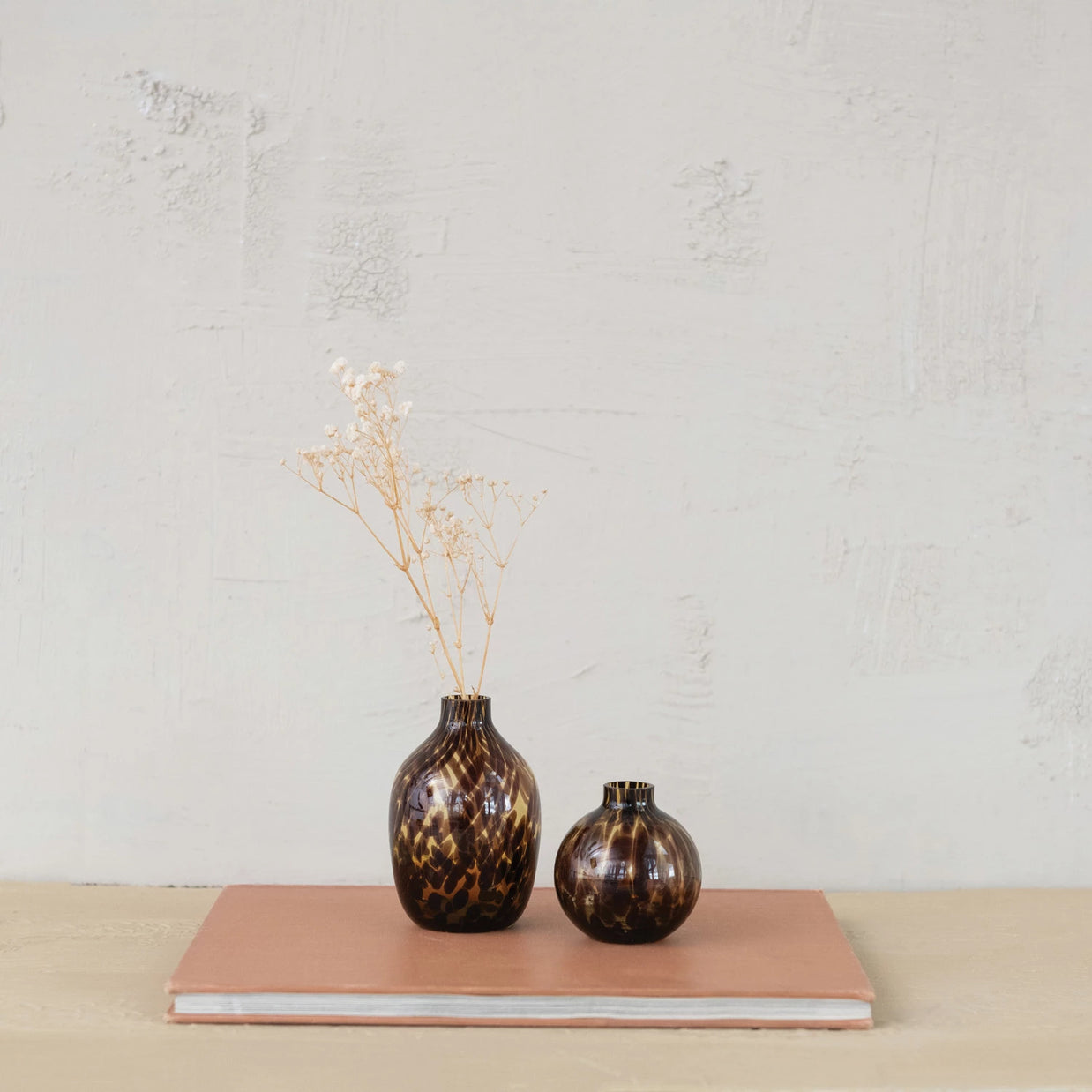 Tortoise Glass Vase, 2 styles