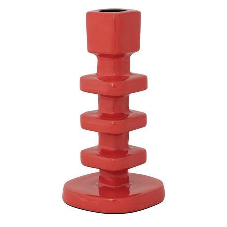 Enameled Aluminum Taper, Coral Color