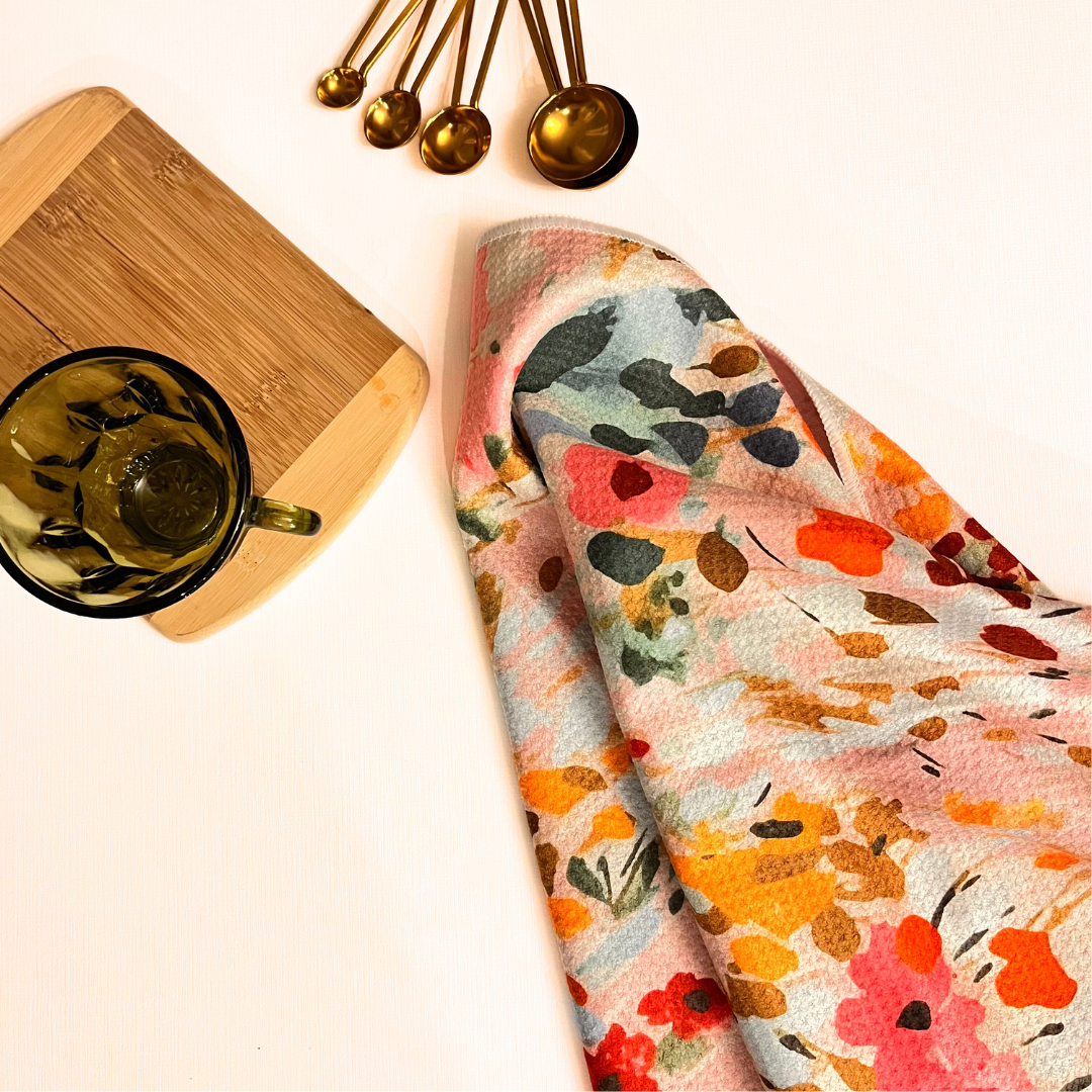 Petite Flower Kitchen | Recycle Microfiber Waffle Tea Towel