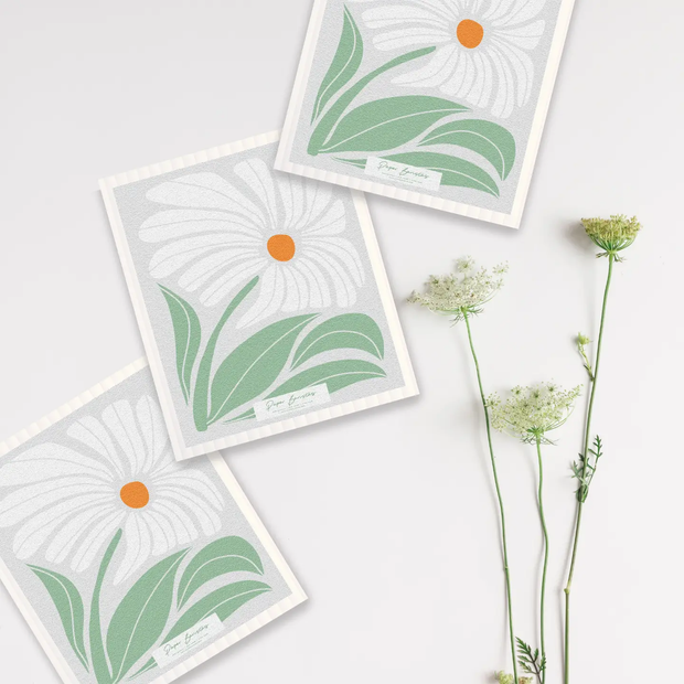 Daisy - Swedish Dish Cloths, Set of Three