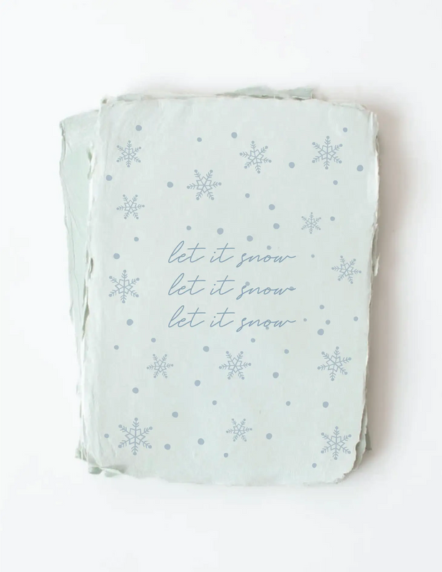 Front-"Let it Snow" Holiday Card