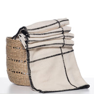 Patchwork Throw - Black