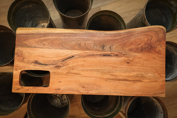 Acacia Wood Cutting Board Square Edge