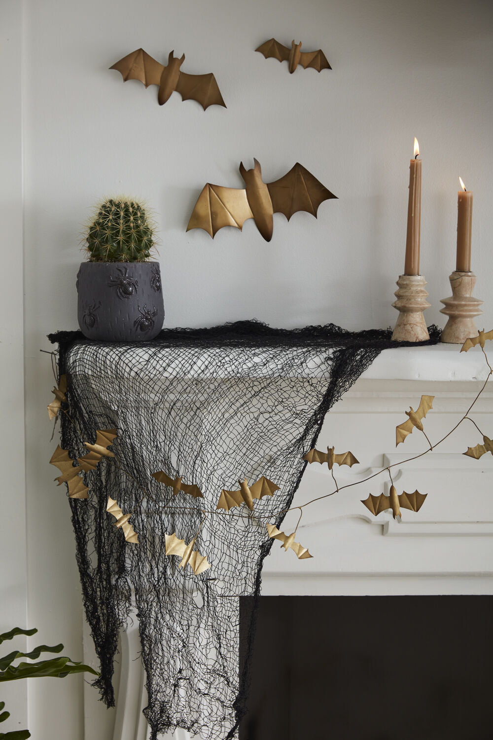 Winged Bat Wall Decoration Set
