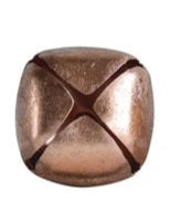 Metal Bottle Stopper with Jingle Bell, Rose Gold